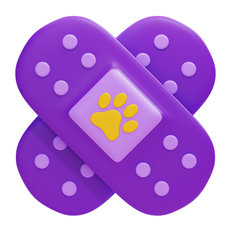 PET BANDAGE  3D Icon