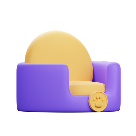 Pet Bed 3D Icon