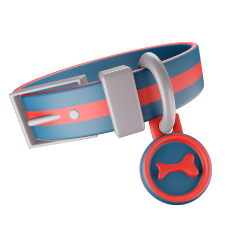 Pet belt  3D Illustration