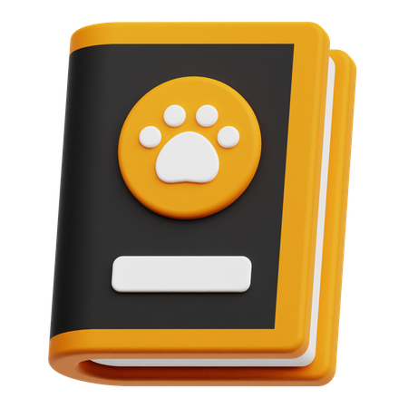 Pet Book  3D Icon