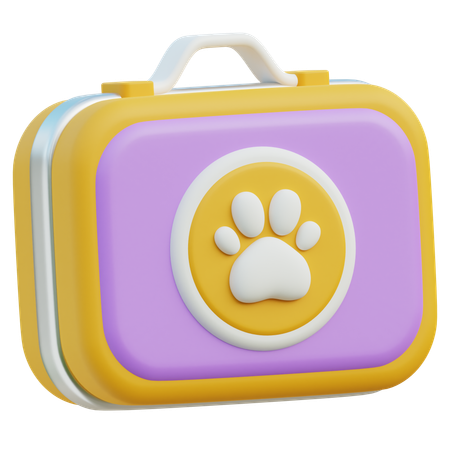 Pet Box Medicine  3D Icon