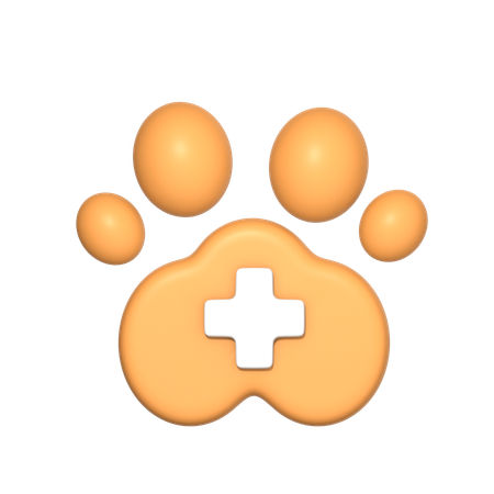 Clínica de cuidado de animais domésticos  3D Icon