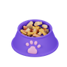 3d pet food logo