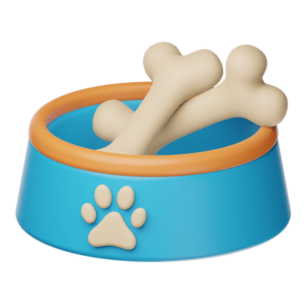 Pet Food Bowl  3D Icon