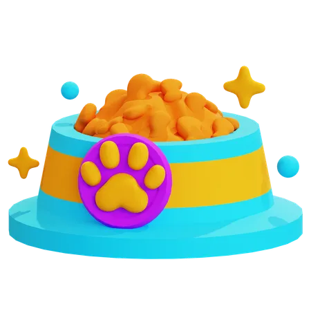 PET FOOD BOWL  3D Icon