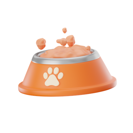 Pet Food Bowl  3D Icon