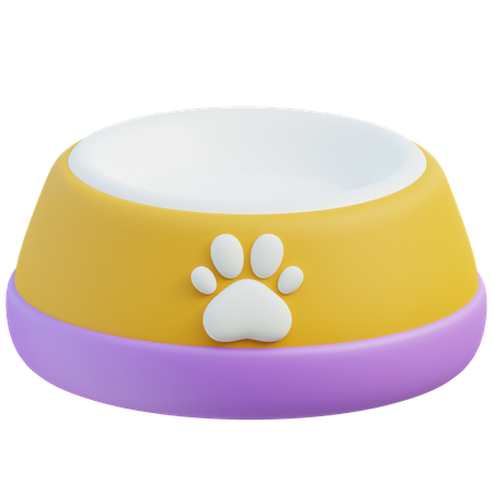 Pet Food Bowl  3D Icon