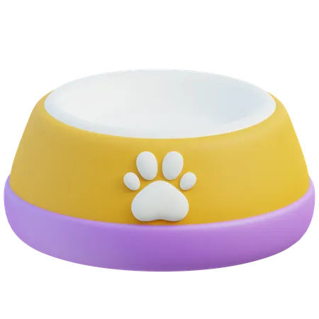 Pet Food Bowl  3D Icon