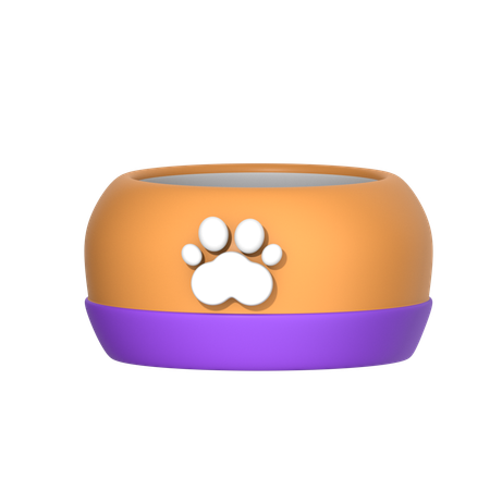 Pet Food Bowl  3D Icon