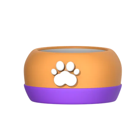 Pet Food Bowl  3D Icon