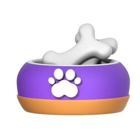 Pet Food Bowl  3D Icon