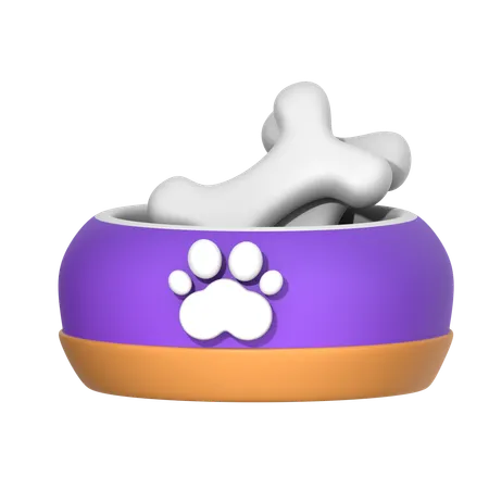 Pet Food Bowl  3D Icon