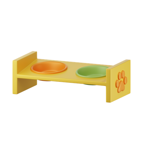 Pet food bowl  3D Icon