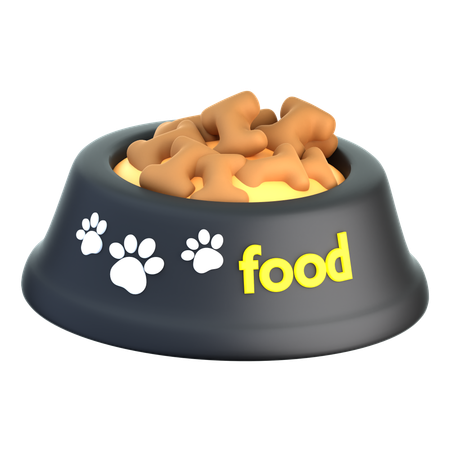 Pet Food Bowl  3D Icon
