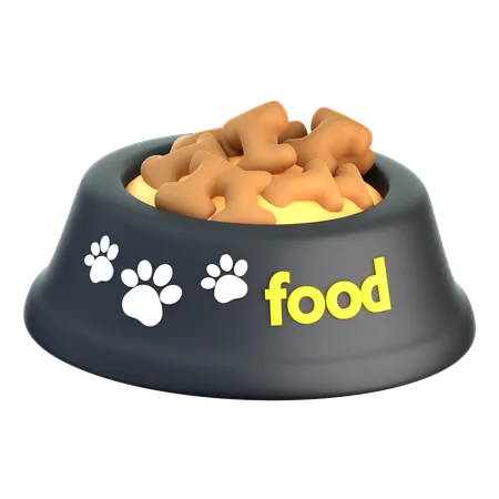Pet Food Bowl  3D Icon
