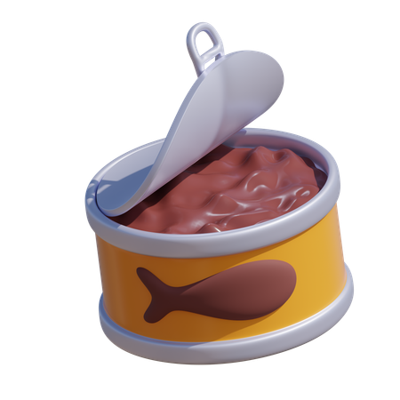 Pet Food Can  3D Icon