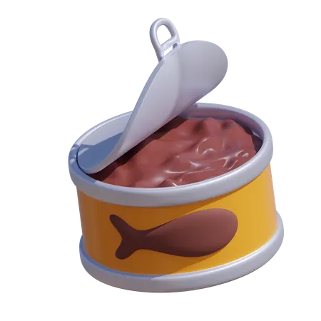 Pet Food Can  3D Icon