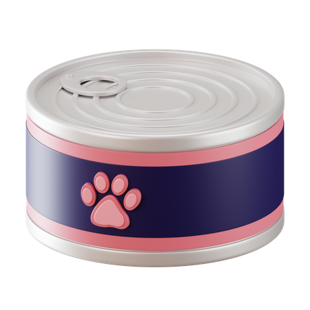 Pet Food Can  3D Icon