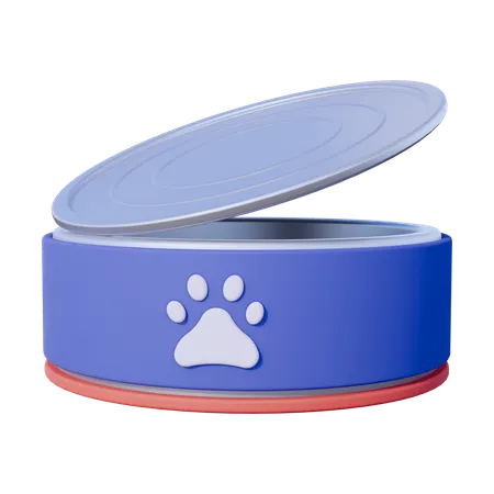 Pet Food Cans  3D Icon