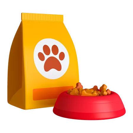 Pet Food Package  3D Icon