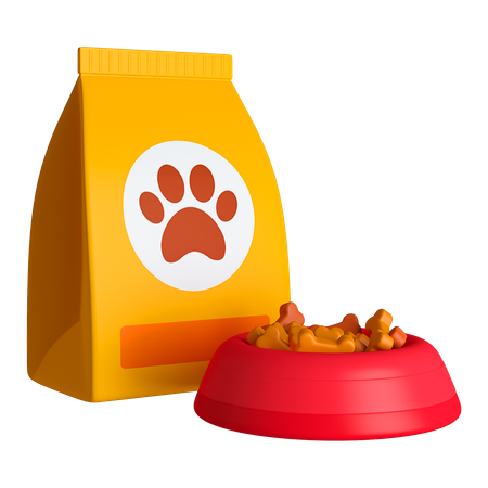 Pet Food Package 3D Icon
