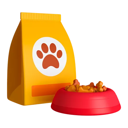 Pet Food Package 3D Icon