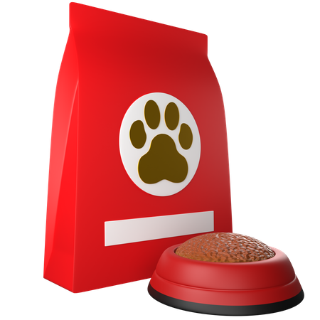 Pet Food Package  3D Icon