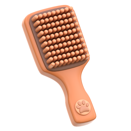 Pet Grooming Brush  3D Icon