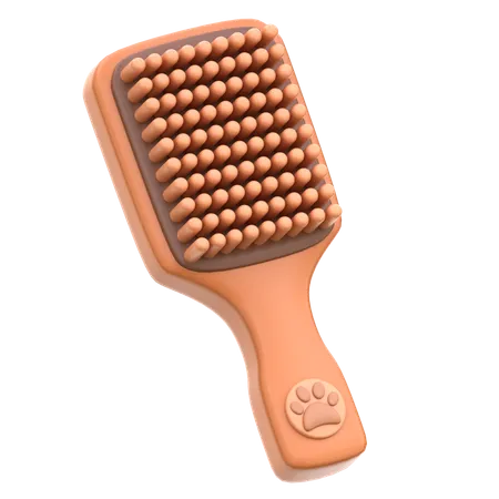 Pet Grooming Brush  3D Icon