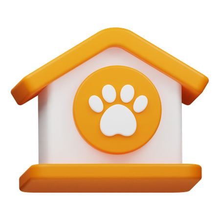 Pet House  3D Icon