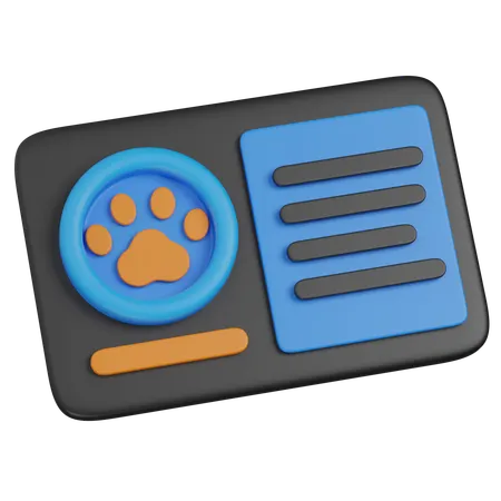 ペットID  3D Icon