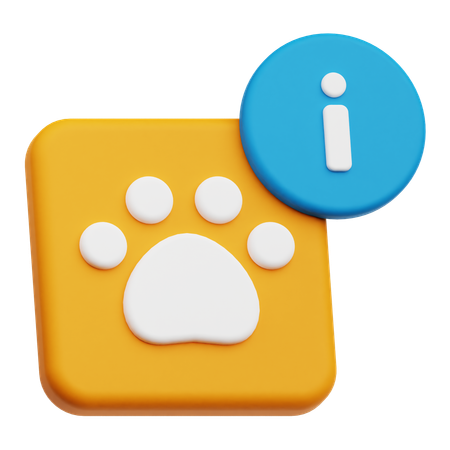Pet Info  3D Icon