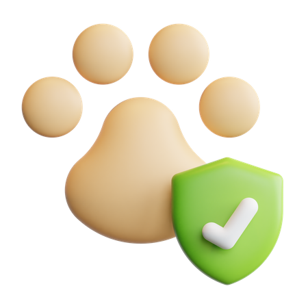 Pet Insurance  3D Icon