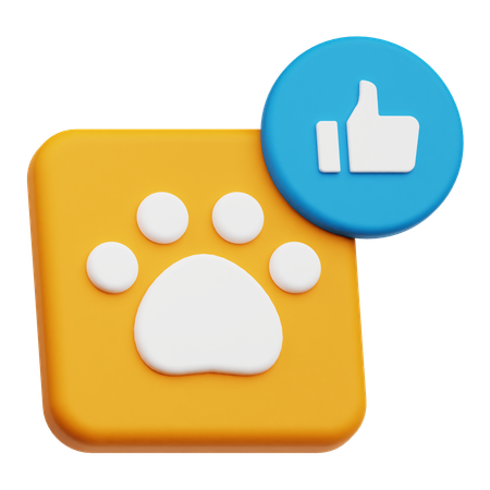 Pet Like  3D Icon