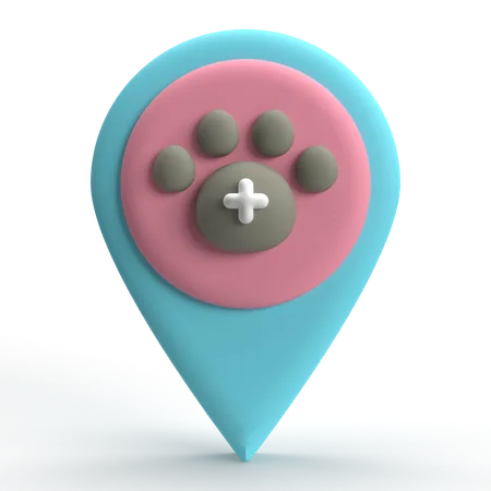 Pet Location  3D Icon