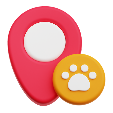 Pet Location  3D Icon