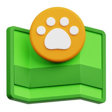 Pet Location  3D Icon
