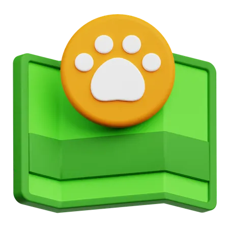 Pet Location  3D Icon