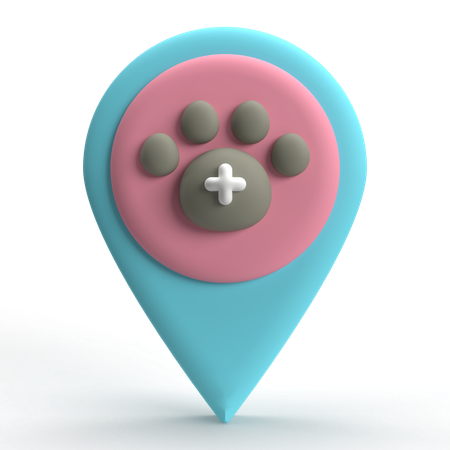 Pet Location  3D Icon