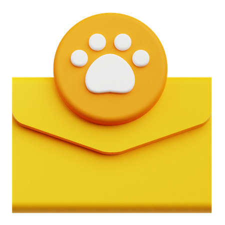 Pet Mail  3D Icon