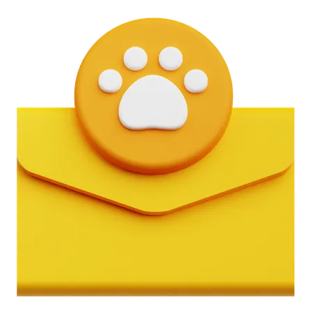 Pet Mail  3D Icon