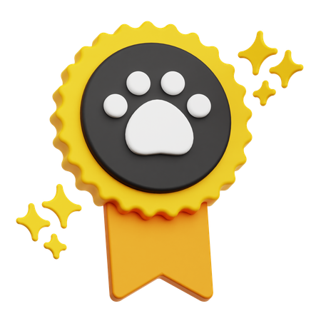 Pet Medal  3D Icon
