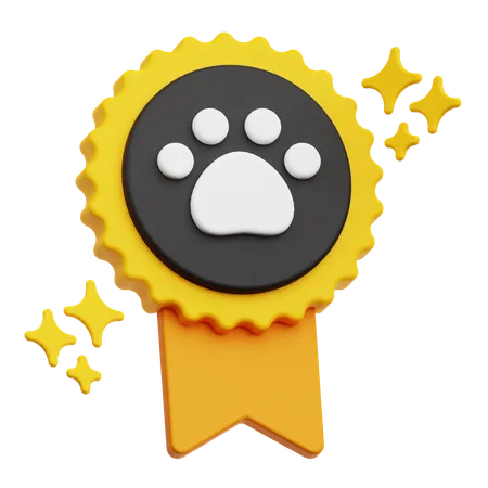 Pet Medal  3D Icon