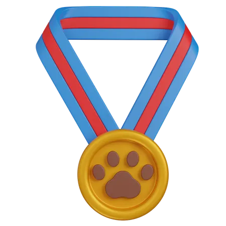 Pet medal  3D Icon