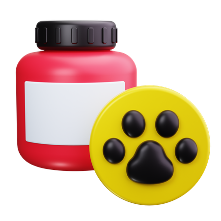 Pet Medicine  3D Icon