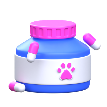 Pet Medicine  3D Icon