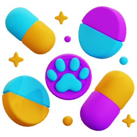 PET MEDICINE  3D Icon