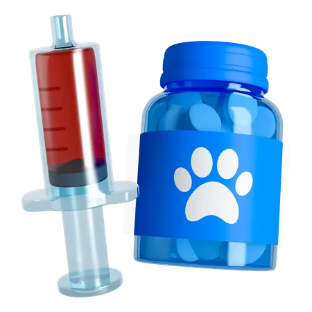 Pet medicine  3D Icon