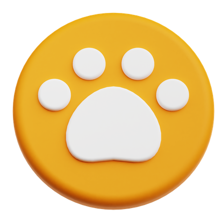Pet Paw  3D Icon