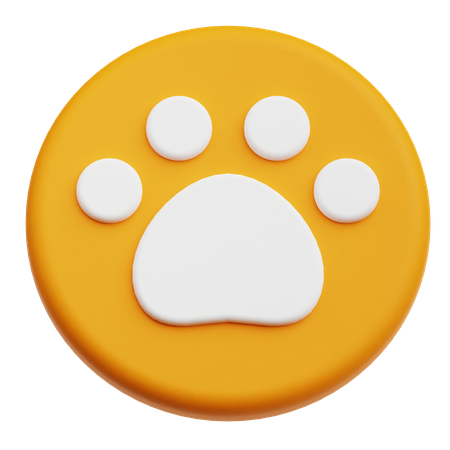Pet Paw  3D Icon